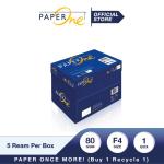 PaperOne Kertas F4 80gr All Purpose 1 Box (2500 lembar) Kertas HVS