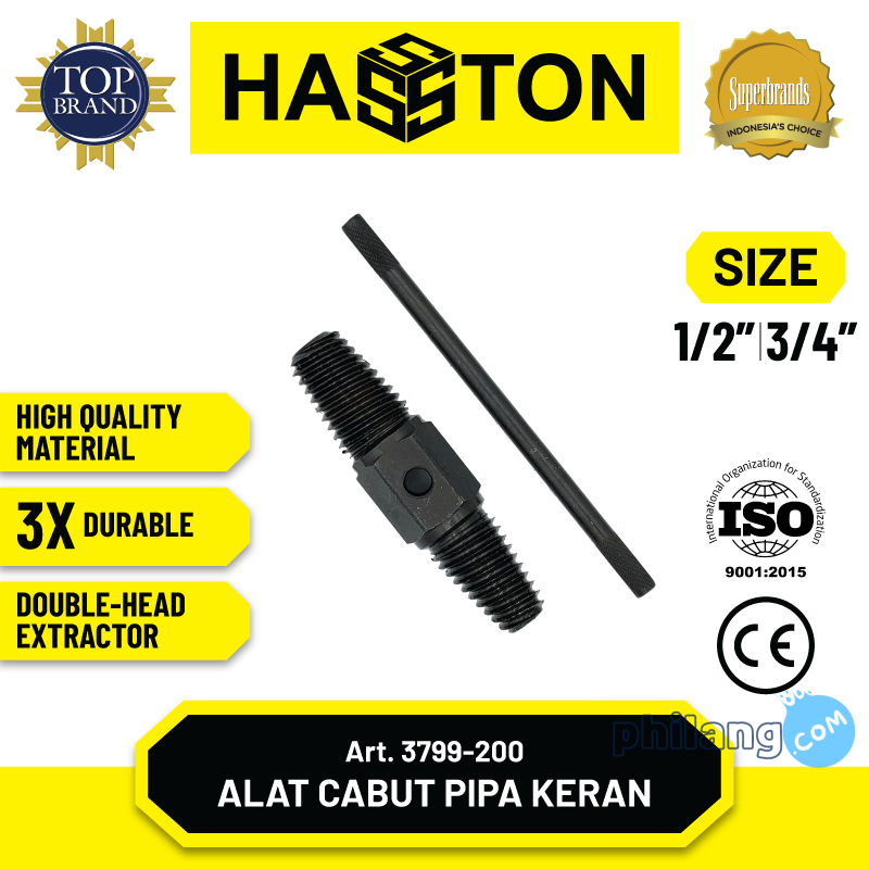 Hasston Alat Cabut Pipa Keran 1/2" - 3/4" / Pipe Extractor (3799-200)
