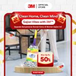 3M™ Scotch-Brite™ Pel Katun Bulat, Lebih cepat kering dan tahan lama