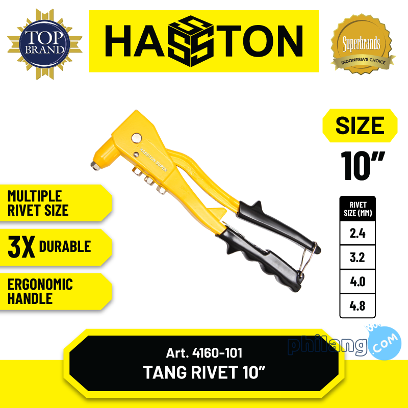 Hasston Tang Rivet Ultra 10" / Hand Riveter (4160-101)