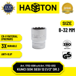 Hasston Kunci Sok Chrome Segi 12 - Mata Sok 1/2'' (Art 1732)