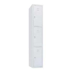 HighPoint Granada Locker Besi 3 Pintu - AISL3 Grey