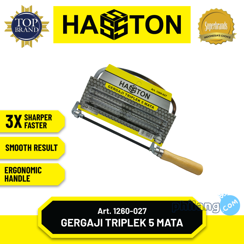 Hasston Gergaji Triplek 5 Mata / Gergaji Papan Kayu Ukir (1260-027)