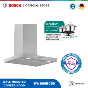 Bosch DWB66BC50 Wall Mounted Cooker Hood / Tudung Asap Serie 2 | 60 cm