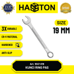 Hasston Kunci Ring Pass Chrome Mdl. Tulang / Combination Wrench (19mm - 24mm) (1647)