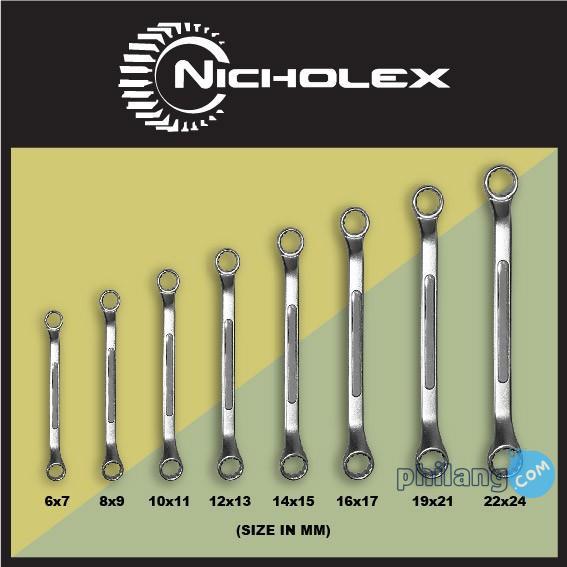NICHOLEX Kunci Ring 8Pcs (6-22) (1650-008)