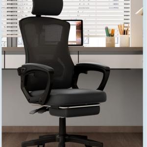 Furnibest Kursi Kantor Jaring Kursi Kerja Ergonomis - 7744 BlackBlack