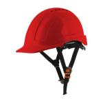 Helm Safety Jogger Ajusco Chinstraps Helm Safety Proyek Helm Climbing Helm Visitor - Merah