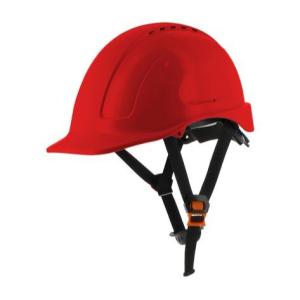 Helm Safety Jogger Ajusco Chinstraps Helm Safety Proyek Helm Climbing Helm Visitor - Merah
