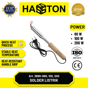 Hasston Solder Listrik Handle Kayu / Soldering Iron