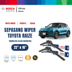 Bosch Wiper Kaca Mobil Toyota Raize Frameless Clear 22 dan 16 inchi