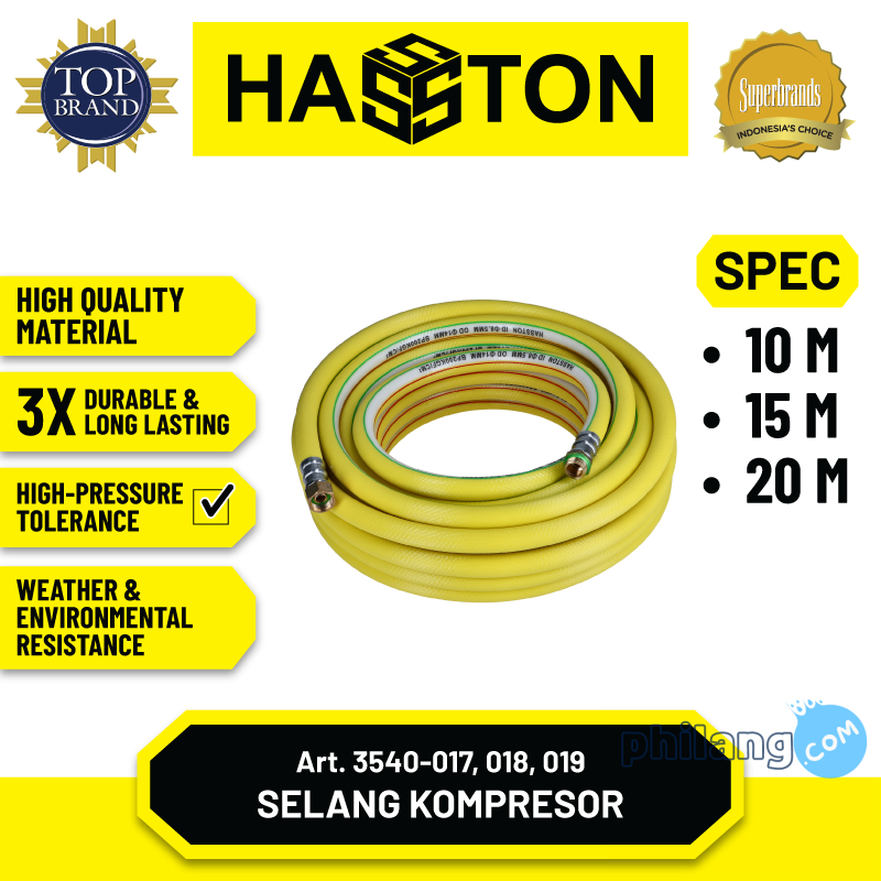 Hasston Selang Angin Compressor + Connector (3540)