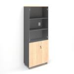 Highpoint Storio Kabinet Kantor / Lemari Kantor 1/2 kaca - Oxford Cherry