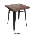 Informa - Informa 60X60X75 Cm London Elm Meja Tamu - Hitam