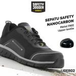 Safety Jogger Works Ligero2 S1P Black Sepatu Safety Sepatu Proyek Nano Carbon Toecap Anti Static ESD