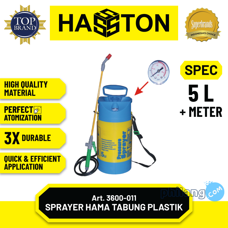 Hasston Sprayer Hama Tabung Plastik