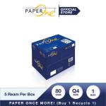 PaperOne Kertas Quarto 80gr All Purpose 1 Box (2500 lembar) Kertas HVS