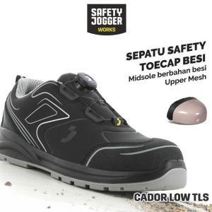 Safety Jogger Works Sepatu Safety Jogger Cador S3 LOW TLS Model Sporty Anti Paku Bernapas ESD Certif