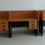 Meja Partisi Workstation Meja Kerja Sekat Kantor Cubicle p 120 cm