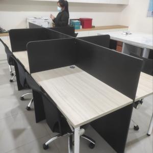 Meja Kerja Partisi 6 staff murah/Meja kantor 6 staff