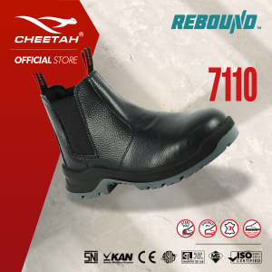 Sepatu Safety CHEETAH 7110H Safety Shoes S1 SRC Rebound