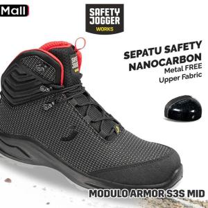 Safety Jogger Sepatu Safety Jogger Modulo Armor S3S MID Sepatu Kerja Metal Free Nano Carbon Toecap A