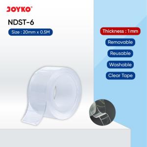 Nano Double Sided Tape Pita Perekat Dua Sisi Joyko NDST - 20MM x 0.5M