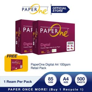 PaperOne Kertas A4 85gr Digital 2 Rim (1000 lembar) Kertas HVS