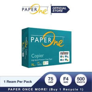 PaperOne Kertas F4 75gr Copier 1 Rim (500 lembar) Kertas HVS