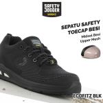 Sepatu Safety Jogger Works Ecofitz S1P Black Breathable Upper Anti Slip Steel Toecap Anti Static ES
