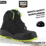 Sepatu Safety Jogger Works Modulo S3S Mid TLS Nano Carbon Toecap Metal Free Antistatic ESD Anti Slip