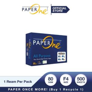 PaperOne Kertas F4 80gr All Purpose 1 Rim (500 lembar) Kertas HVS