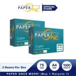 PaperOne Kertas A4 75gr Copier 2 Rim (1000 lembar) Kertas HVS