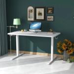 Adjustable Height Desk Meja Elektrik Otomatis Furnibest - Putih