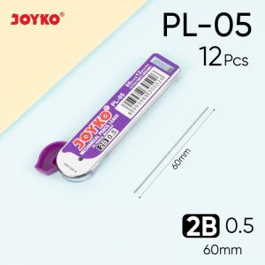 Pencil Lead / Isi Pensil Mekanik Joyko PL-05 / 2B / 0.5 mm - 1TUBE ISI 12PCS