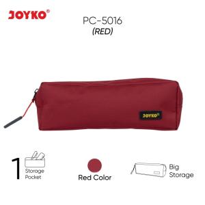 Kotak Tempat Pensil Pencil Case Joyko PC-5016 - Red