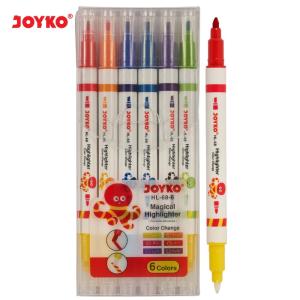 Magical Highlighter Penanda Berwarna HL-68-6 1 Set 6 Pcs Warna