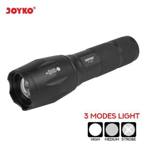 Rechargeable LED Flashlight Senter LED Isi Ulang Joyko FL-85