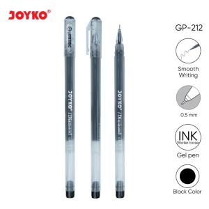 Gel Pen / Pulpen / Pena Joyko GP-212 / iDiamond / 0.5 mm - Hitam