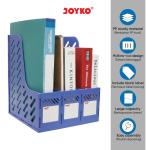 Box File Keranjang Plastik Rakit 3 Susun Joyko BOF-3BE Blue