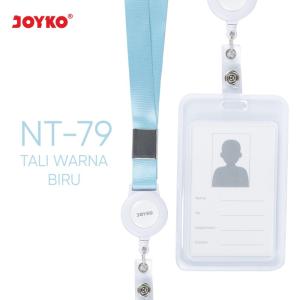 Name Tag Tanda Pengenal Gantungan Kartu Nama Joyko NT-78 ~ 80 - NT-79 Blue