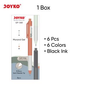 Gel Pen Pulpen Pena Joyko GP-368 Morand Gel 0.5 mm - 6 pcs