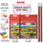 Joyko Pensil Warna Isi Tebal Jumbo Lead Color Pencils Hexagonal Grip