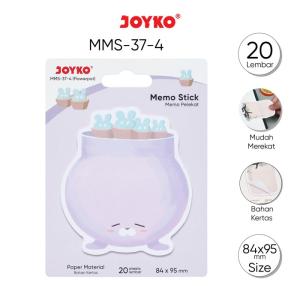 Memo Stick Memo Tempel Sticky Note Kertas Joyko MMS-37 Flowerpot - MMS-37-4