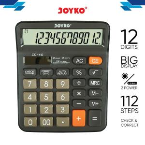 Calculator / Kalkulator Joyko CC-40 / 12 Digits / Check Correct