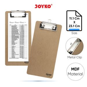 Clipboard / Papan Jalan / Alas Ujian Joyko CLB-65