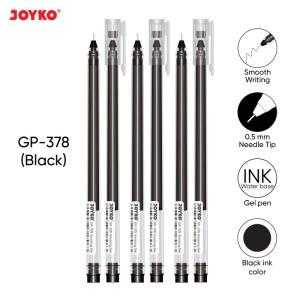 Gel Pen Pulpen Pena Joyko GP-378 Amazing Gel 0.5 mm - Black