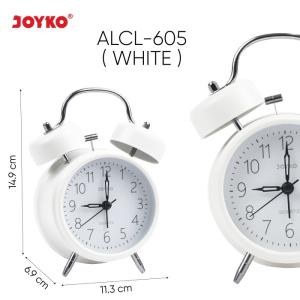 Jam Beker Dering Beker Alarm Clock Joyko ALCL-605 - White