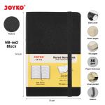 Notebook Buku Tulis Catatan Diary Agenda Joyko Soft Cover - A6-Ruled Black