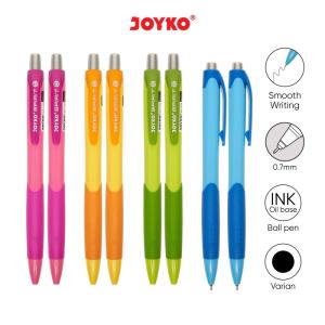 Ball Pen / Pulpen / Pena Joyko BP-179 / Spirit / 0.7 mm - Hitam